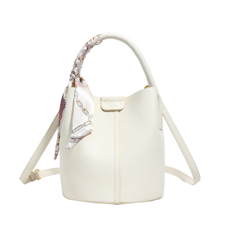Korean Style Scarf Hand-carrying Combination Bucket Bag