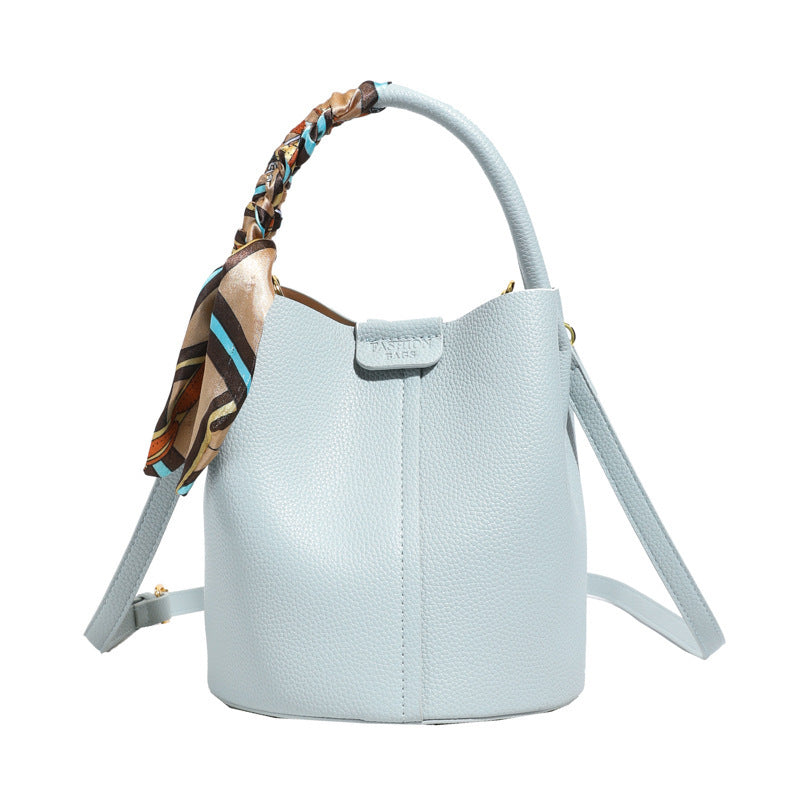 Korean Style Scarf Hand-carrying Combination Bucket Bag