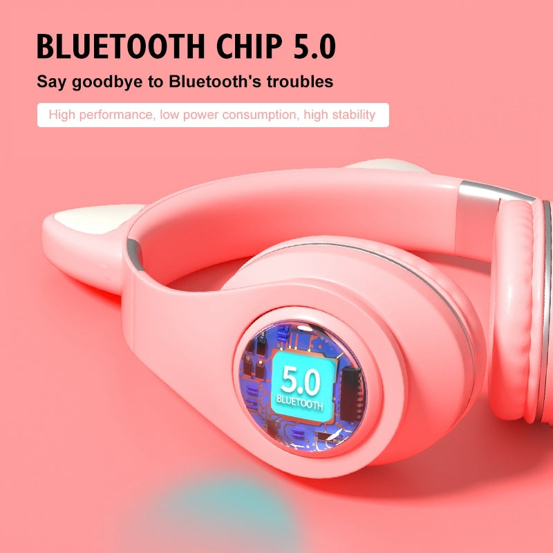 Cat ear wireless sports Bluetooth headset