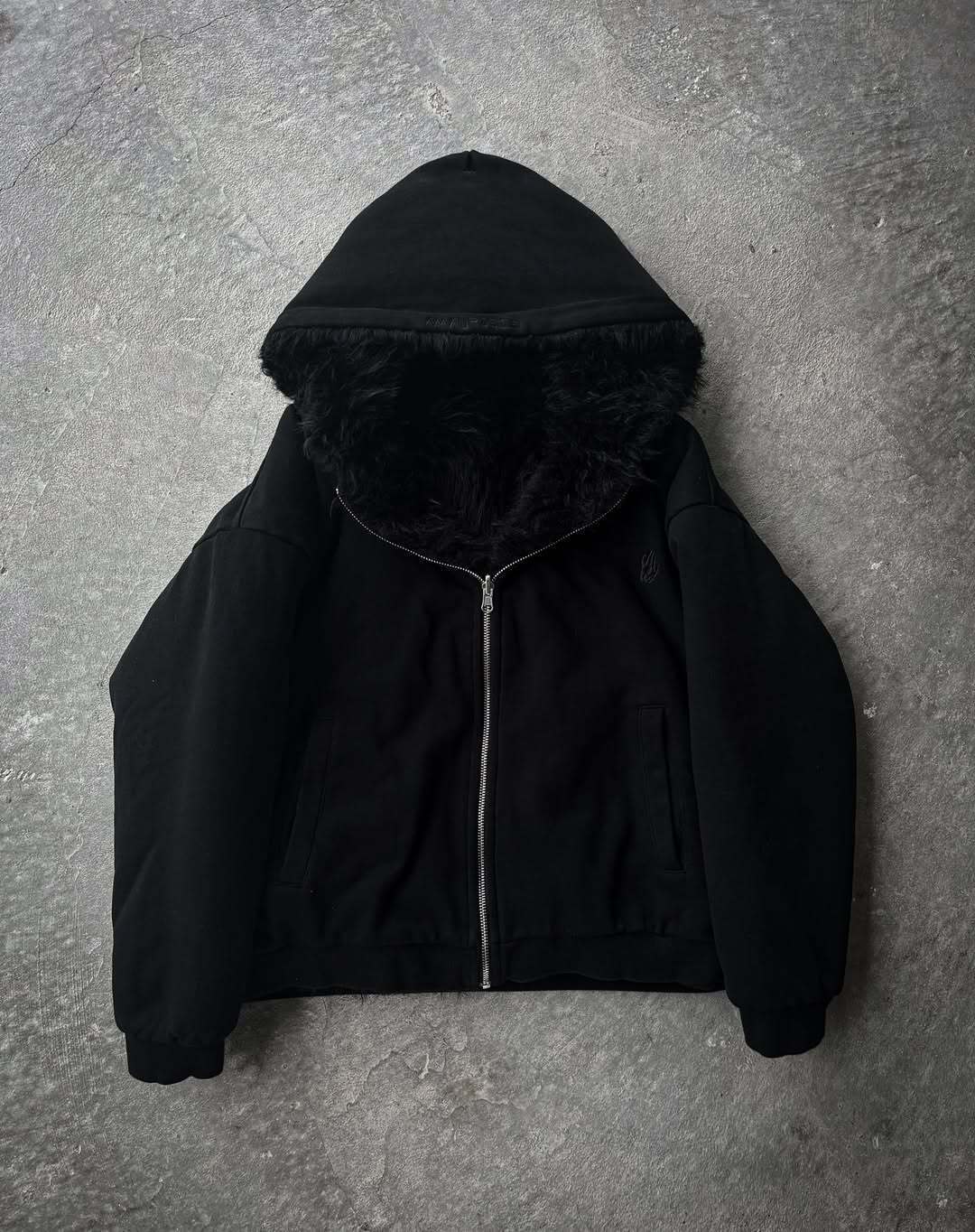 Positive And Negative Wearable Fashion Hooded Cardigan Simple Street Warm And Simple