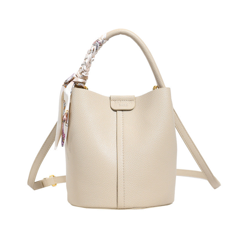 Korean Style Scarf Hand-carrying Combination Bucket Bag