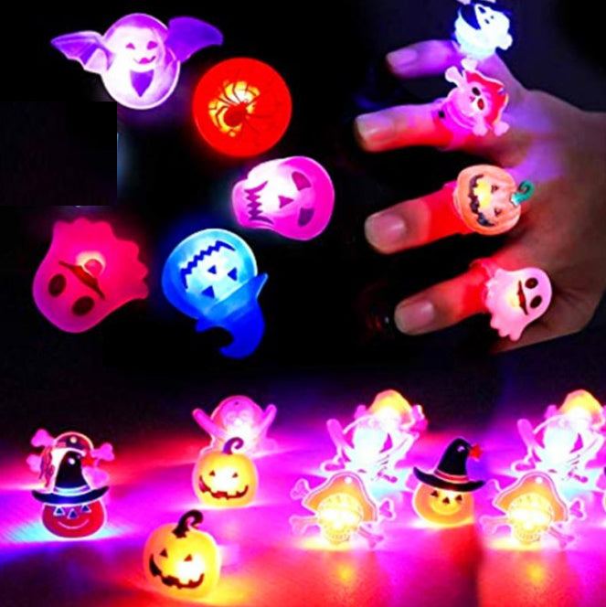 Halloween Decorations Halloween Glowing Brooch Ring
