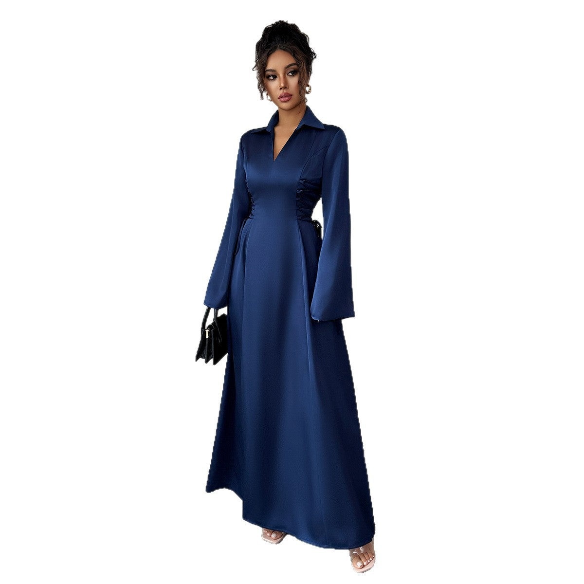 Elegant Casual Style Long Sleeve Dress