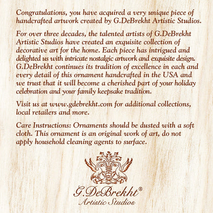 Songbird Mercury Glass Ornaments by G. Debrekht - Wildlife Holiday Decor - 776005