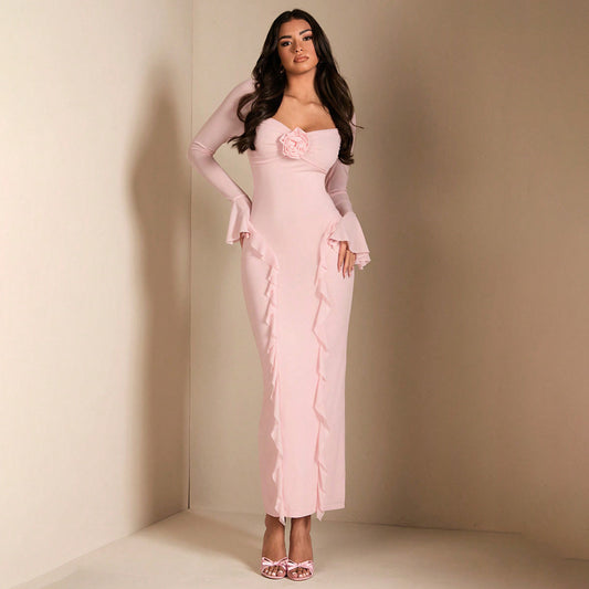 Fitted Waist Beach Cover-up Bikini Swimsuit Womens Beach Dress