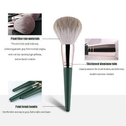 Makeup Brushes Makeup Brush Set Professional - 14 PCS Foundation Concealer Eye Shadow Brush, Contour Brush Make Up Brushes Kit, Travel Cosmetic Brush with Green Makeup Bags