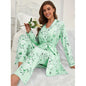 Home Nightgown Trousers Slip Nightdress Three-piece Suit