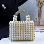 Hand-woven Special-interest Design Beaded Waxberry Square Bag