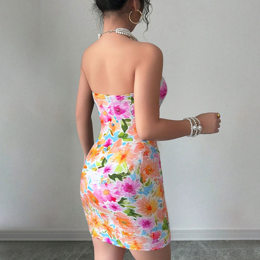Figure-hugging Tube Mini Skirt