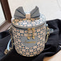 Special-interest Design Contrast Color Chain Bucket Bag
