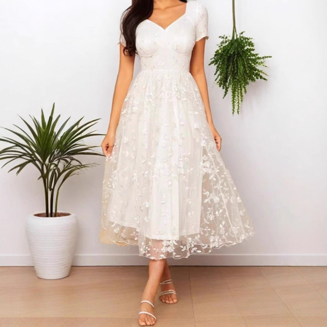 Strapless Evening Gown With A Bow Detail Elegant Dress