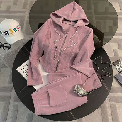 Women's Fashion Casual Loose Wide-leg Suit