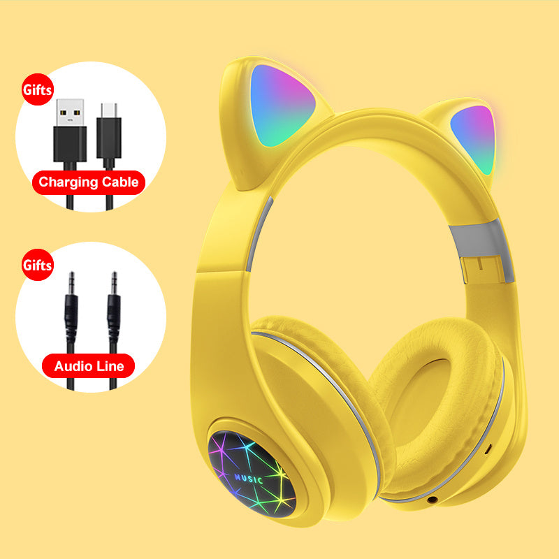 Cat ear wireless sports Bluetooth headset