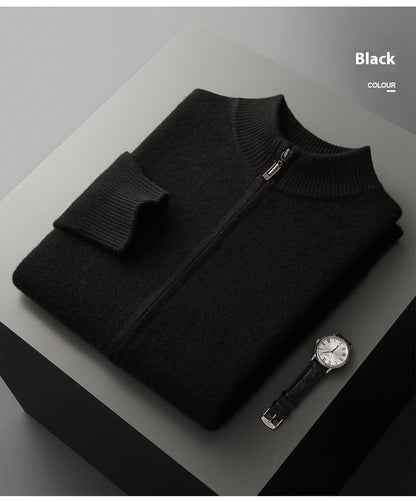 Men's Double-strand Thickened Wool Suit Cardigan