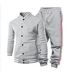 Striped Tapered Pants Two-piece Set American Casual Sportswear