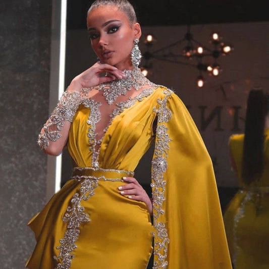 European And American Women's Clothing Dress Stitching Irregular Sequins