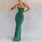 Summer Best-selling Women's Formal Fishbone Backless Custom Mermaid Dress Long Evening Gown