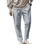 Men's Trousers With Pockets Casual Loose Comfortable Quick-drying Waist-tied Pants