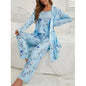Home Nightgown Trousers Slip Nightdress Three-piece Suit