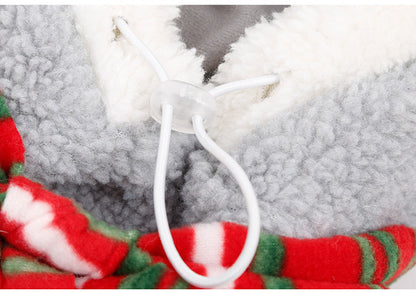 Pet Christmas Headwear Keeps Warm And Turns Cute And Funny