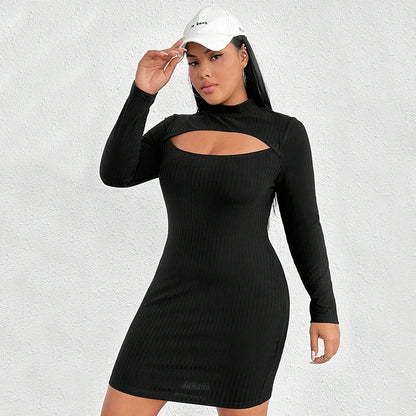 Women's Slim-fit Sexy Long-sleeve Bodycon Dress