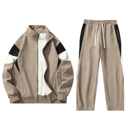 Men's Loose Fashion Casual Sport Cardigan Suit