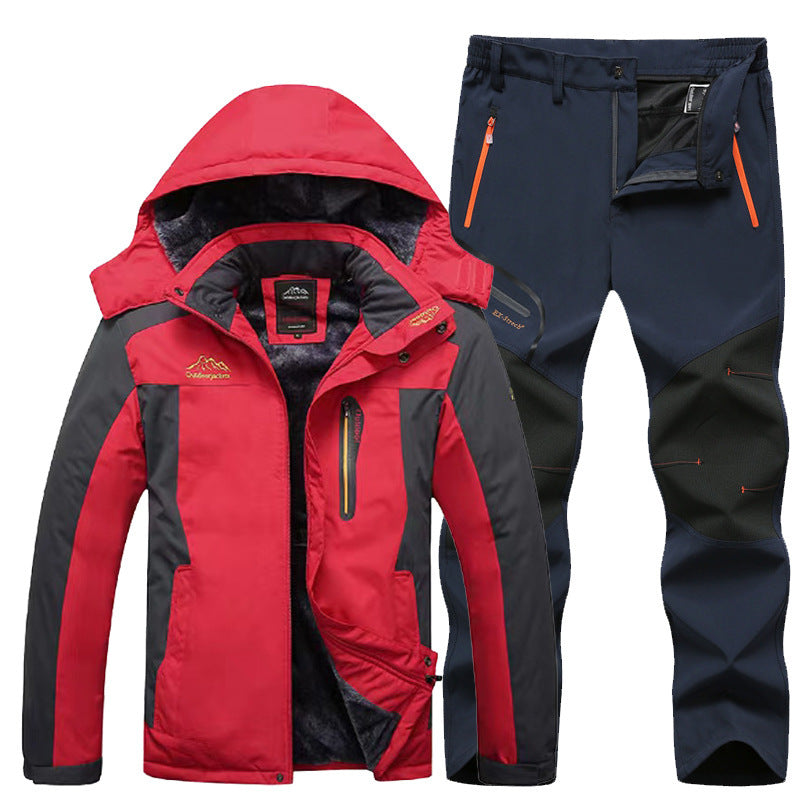 Outdoor Windproof And Frost-proof Men's Windproof Jacket Set