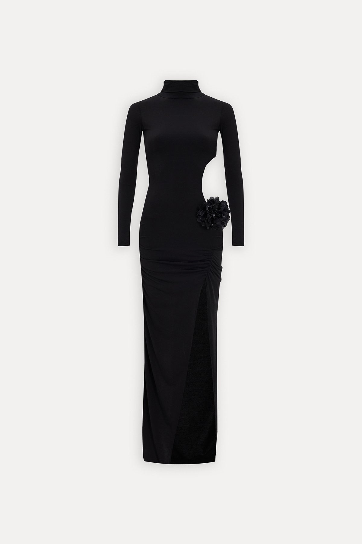 Elegant High-neck Evening Gown For Women