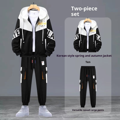 Youth Sweater Jacket Junior High School Student Trendy Sports Suit