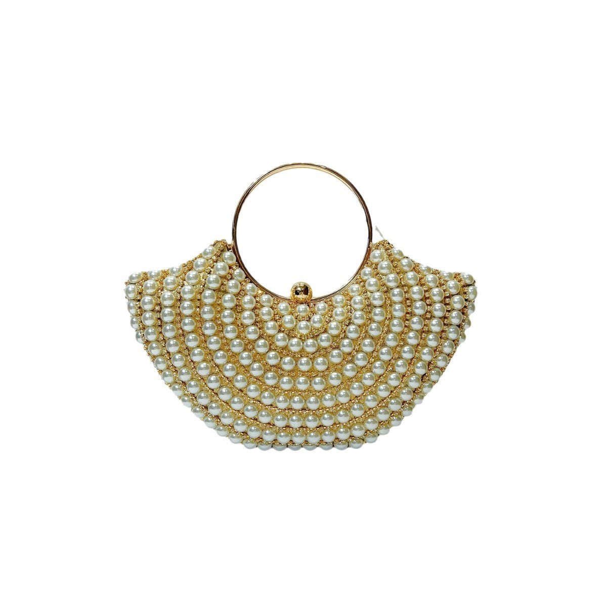 Crossbody Handbag Pearl Classic Style Diamond Elegant Shoulder Bag Bag