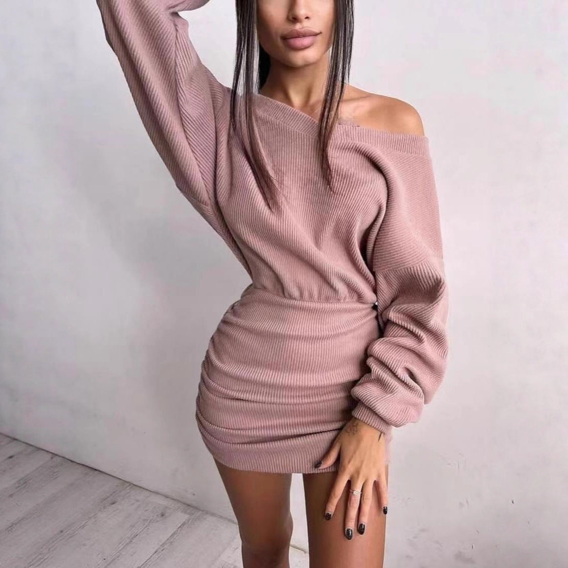 Women's Slim Fit Long Sleeve Bodycon Dress
