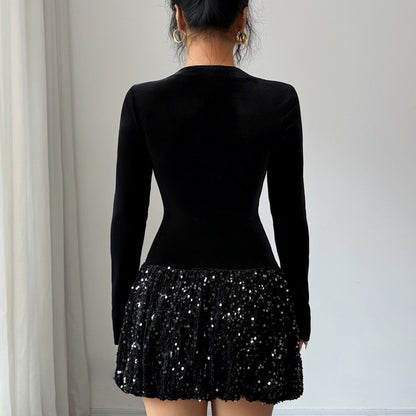 Elegant And Advanced Sequin Dress For Women