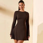 Women's New Sexy Slim-fit Lace Up Dress