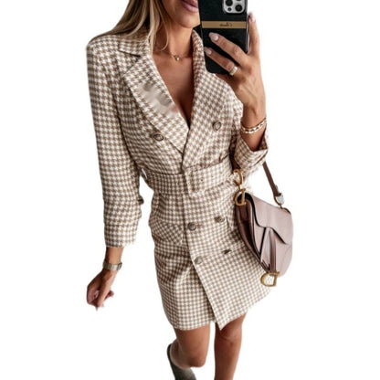 Women's Long-sleeved Waist-cinching Colorful Suit Jacket
