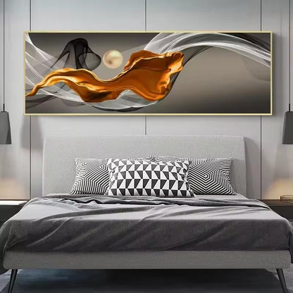 HD Single City Night Scene Canvas Painting