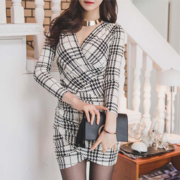Autumn winter long sleeve dress