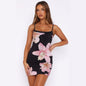 Women's Fashion Printed Sexy Sling Dress