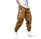 Multi-pocket Cargo Pants Men's Casual Hip-Hop Drawstring Trousers Outdoor Streetwear Sports Pant
