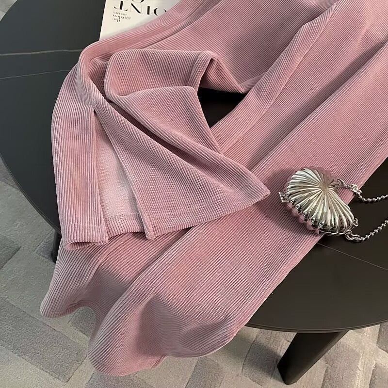 Women's Fashion Casual Loose Wide-leg Suit