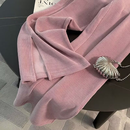 Women's Fashion Casual Loose Wide-leg Suit