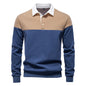 Men's Casual Long-sleeved Polo Collar Sweater