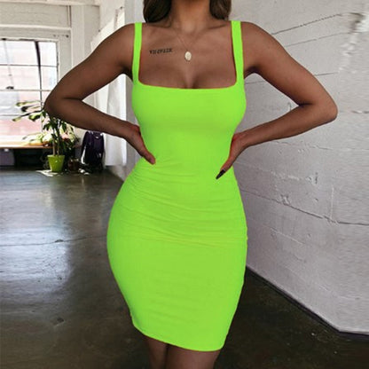 Solid-color Sheath Vest Camisole Plus Size Women's