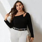 Women's Slim Fit Sexy Hollow-out Long Sleeve Simple Top