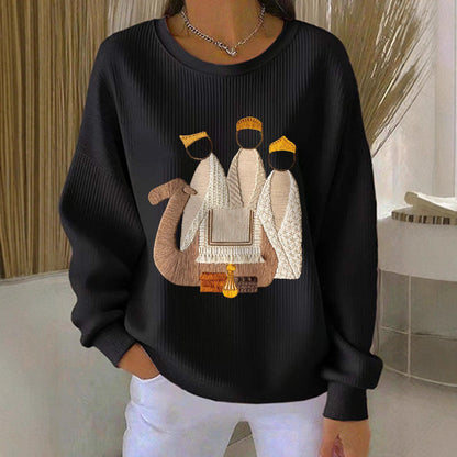 3D Printed Christmas Sweatshirt Women