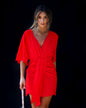 Women's Solid Color Elegant Irregular Slim Dress