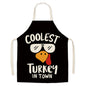 Thanksgiving Apron Turkey Pumpkin Creative Kitchen