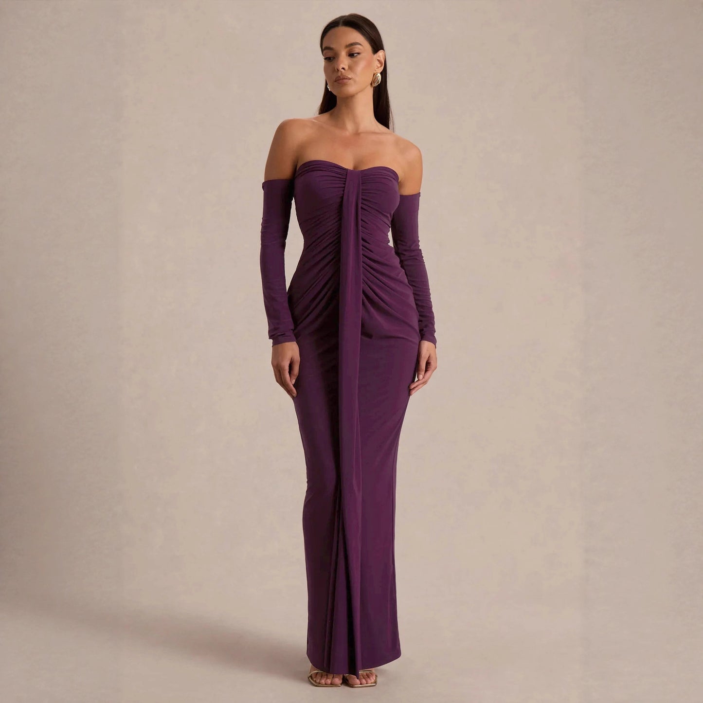 Elegant And Stylish Pleated Design With Detachable Sleeves