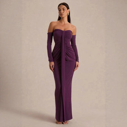 Elegant And Stylish Pleated Design With Detachable Sleeves