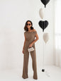 Sexy Jumpsuits For Women Falling Straps Business Rompers Elegant Straight Long Pants Rompers Fastened With A Zipper On The Side.