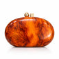 Womens Oval Pearlescent Fashion Shoulder Bag